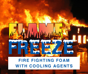 Flame Freeze :: Fire Fighting Foam with Cooling Agents