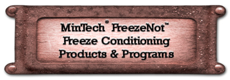 MinTech FreezeNot Freeze Conditioning Products & Programs