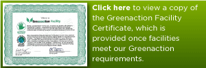 View the Greenaction Facility Certificate