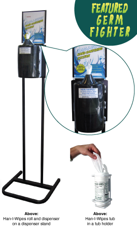 Han-I-Wipes Dispenser and Stand